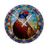 Norman the Pheasant Suncatcher Effect Clock